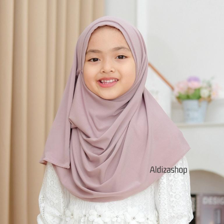 AISYAH Pashmina Instan Anak Kekinian Hijab Pasmina Instant Aisyah by aldizashop