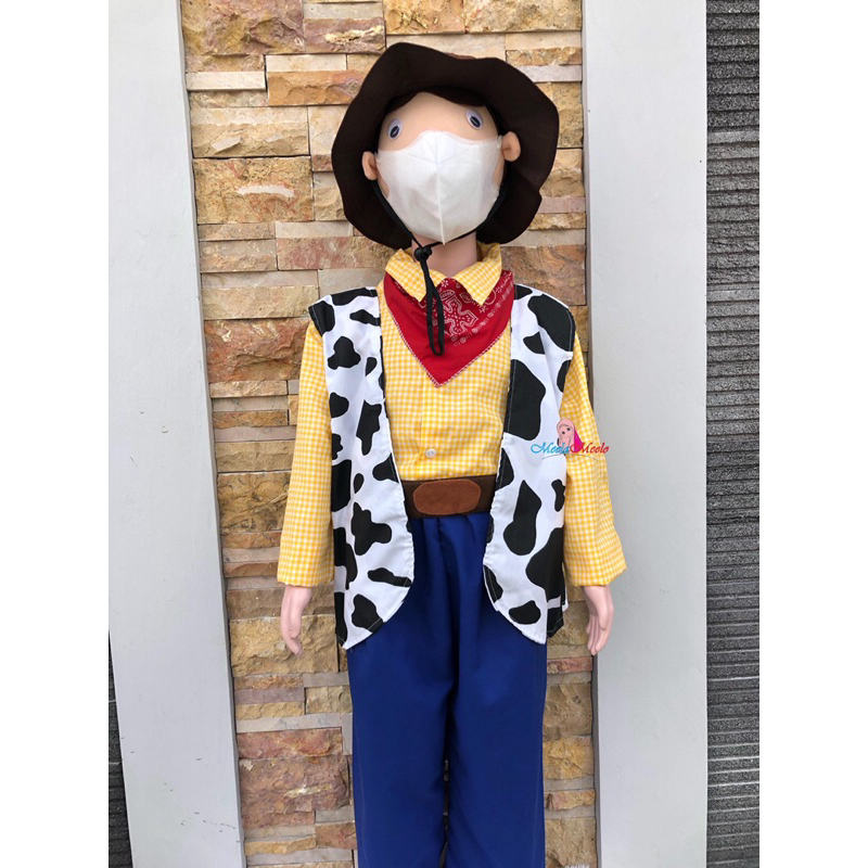 Kostum Toy Story | Baju Woody Jessie | Kostum Photoboot Bayi Newborn Toys Story | Pentas Seni Anak