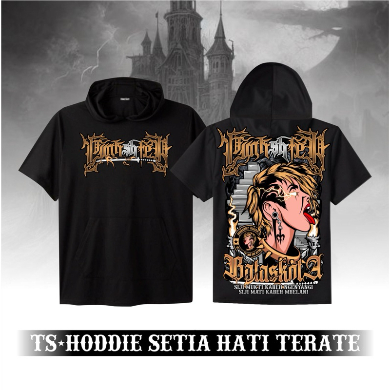 T-shirt Hoodie Punkshter Batas Kota Bahan Premium Sablonan Depan Belakang By Casualencloth