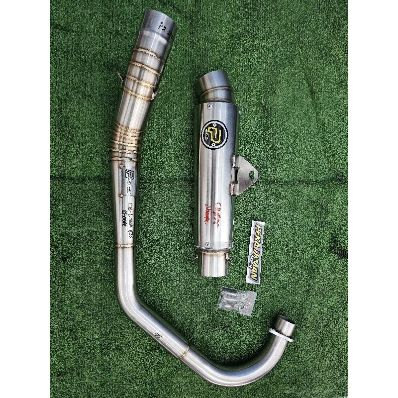 knalpot pekajaman CB GL Mp semi kompetisi inlet 55