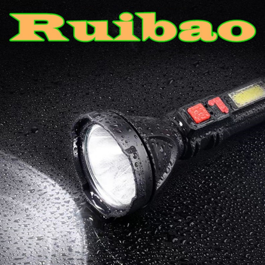 Nagada Senter LED COB / Senter Rechargeable USB 4 Mode C218