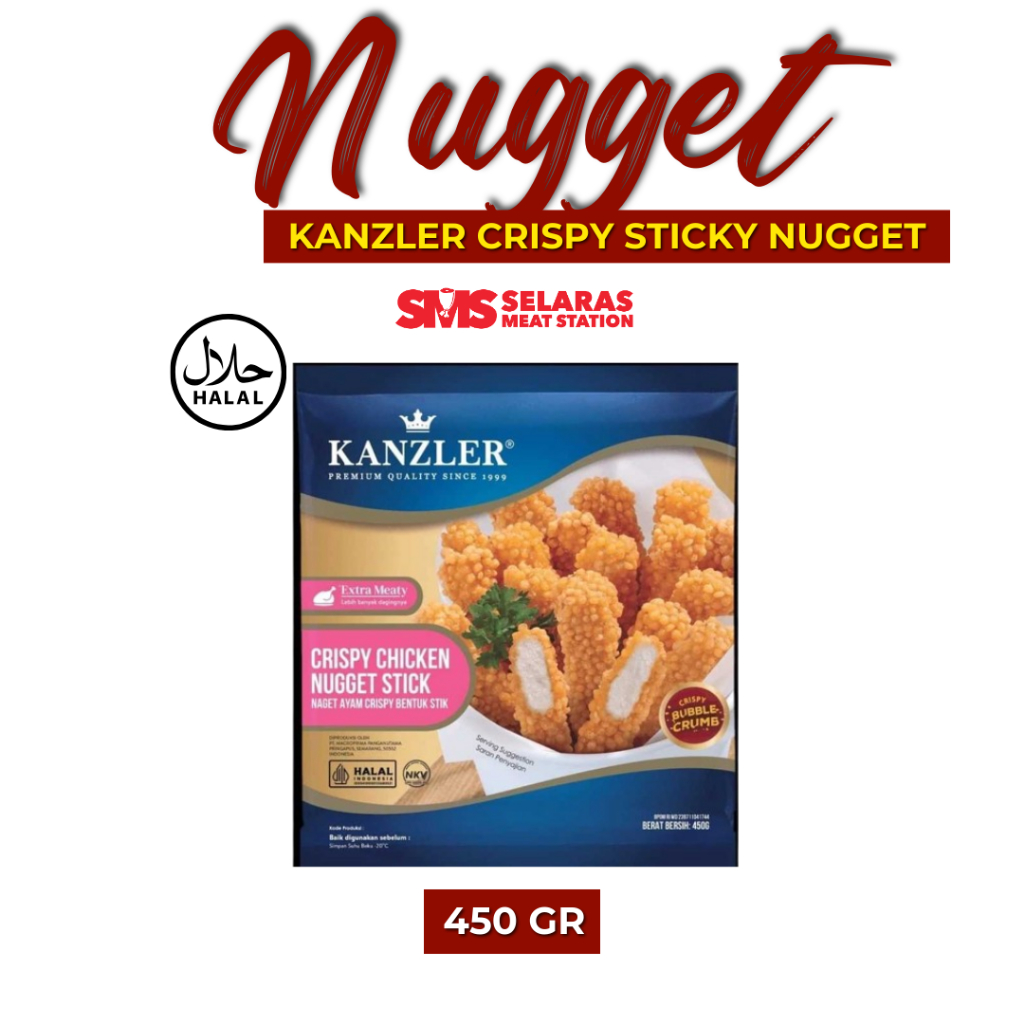 

Kanzler Crispy Sticky Nugget 450 gr Nuget Ayam Frozen Tangerang