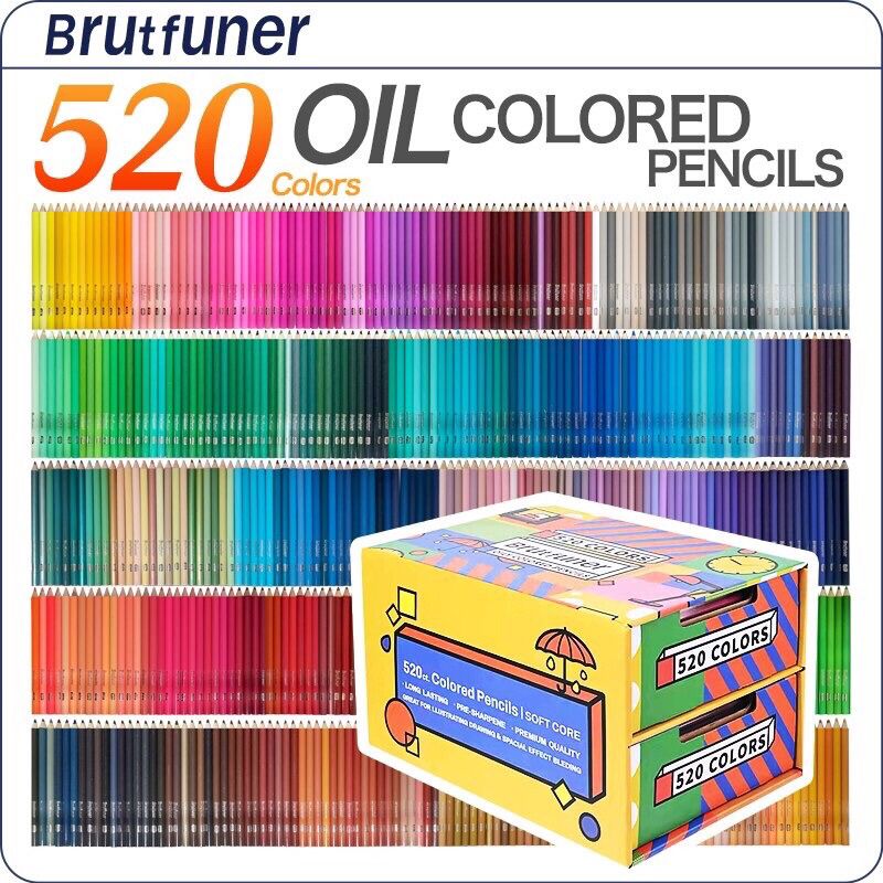 

terlaris bruntfuner 520 colored profesional pencil