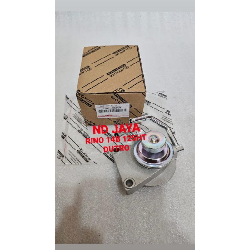 BODY FUEL FILTER HEAD FUEL FILTER ATAS RINO 14B RINO 125HT DUTRO