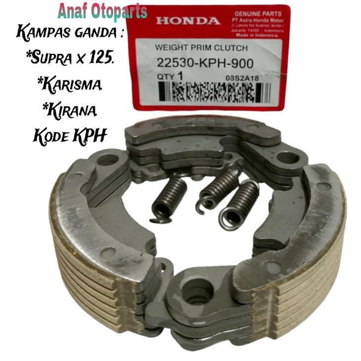 KAMPAS GANDA KPH PLUS PER SUPRA X 125 / KARISMA / KIRANA.