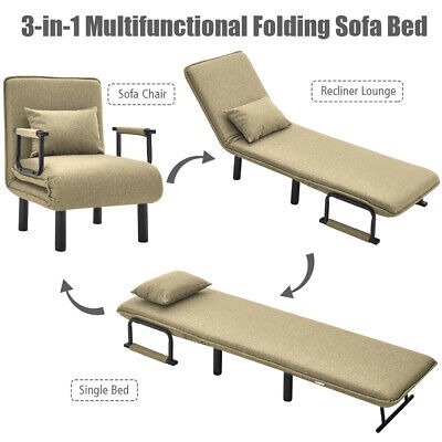 SOFA LIPAT SOFA RUANG TAMU SOFA RANJANG LIPAT MULTIFUNGSI PORTABLE KURSI MALAS SOFABED MINIMALIS