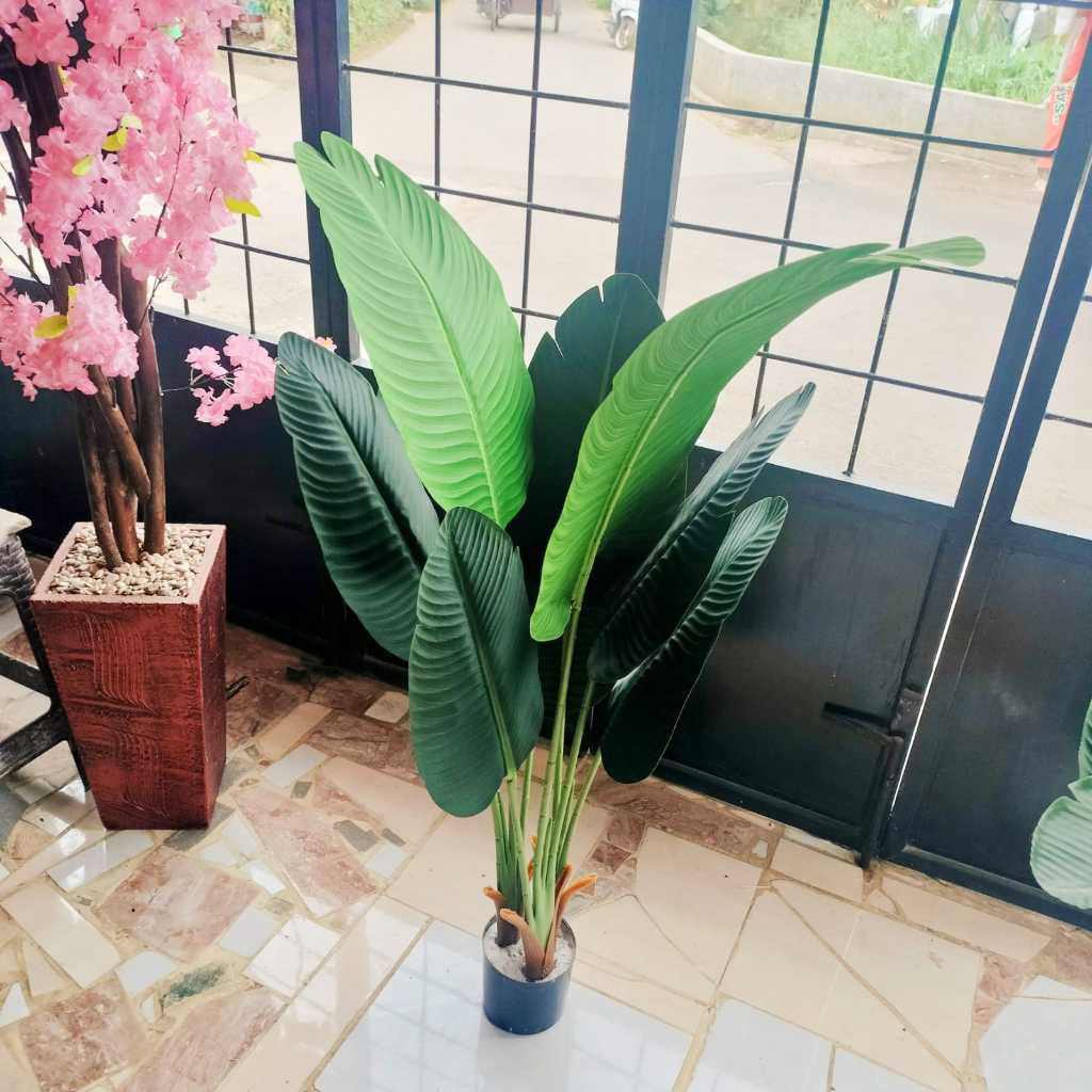 pohon pisang artificial/pohon hias/pot pohon pisang