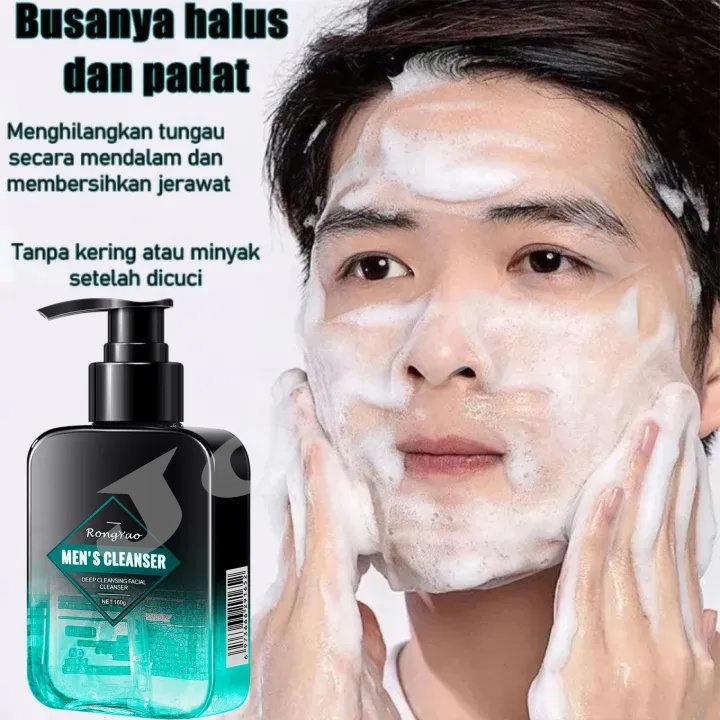 Sabun Cuci Muka Pria Sabun Cuci Muka Pria Menghilangkan Jerawat Kusam, Membersihkan Pori-pori, Pembe