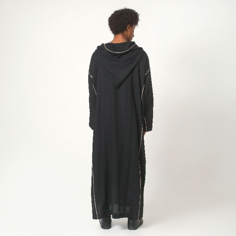 HOT PRODUCT BAJU UMROH GAMIS HOODIE DJELLABA MAROKO JALABAH JUBAH KAPUCONG MAROKO PRIA LINEN PREMIUM