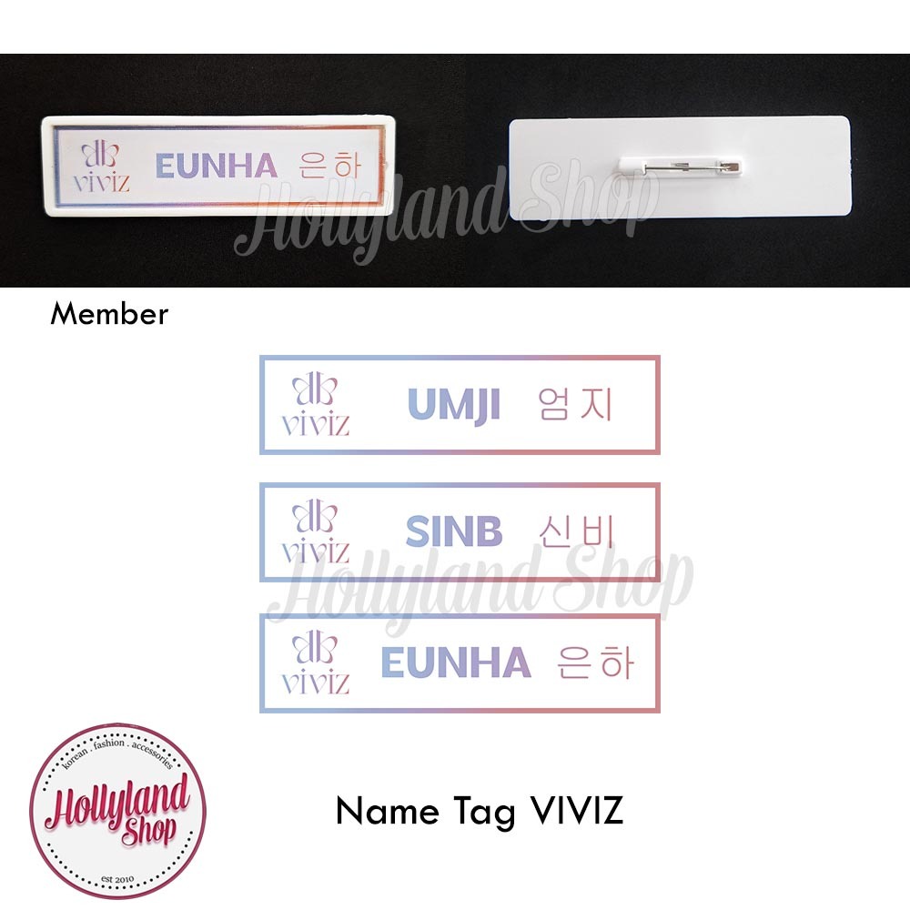 

Name Tag Papan Nama Dada VIVIZ (2pcs)