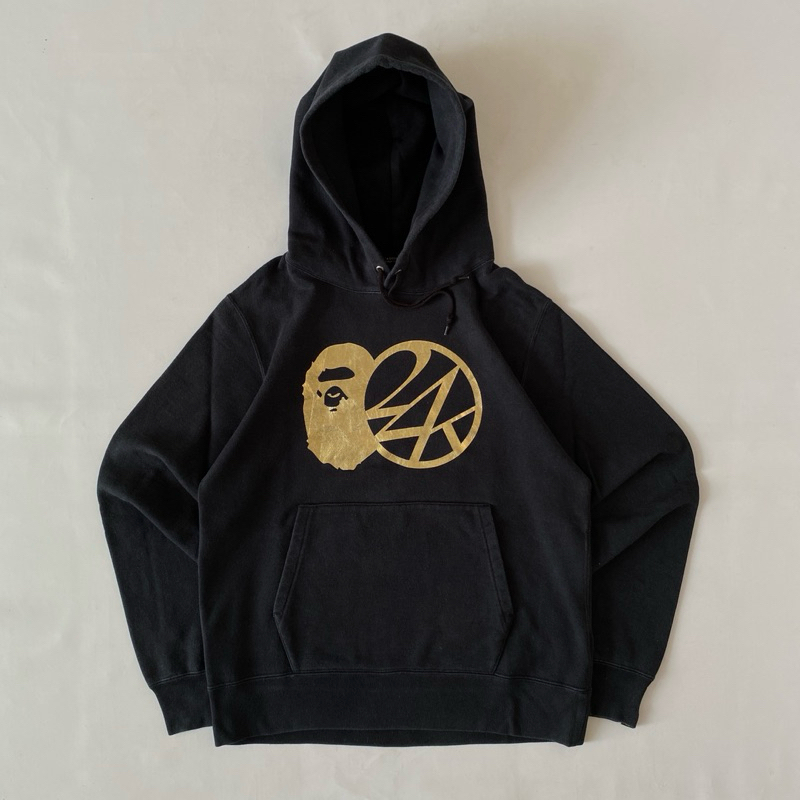 Bape x 24Karats Hoodie Black Gold 2015