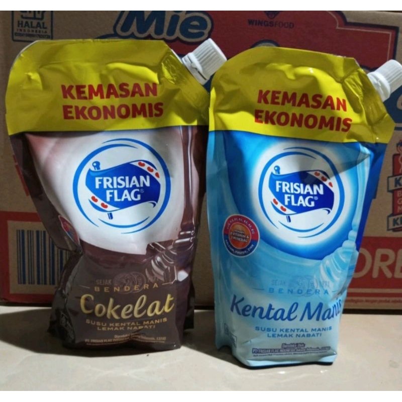 

SKM Frisian Flag pouch 545gr || Susu kental manis bendera