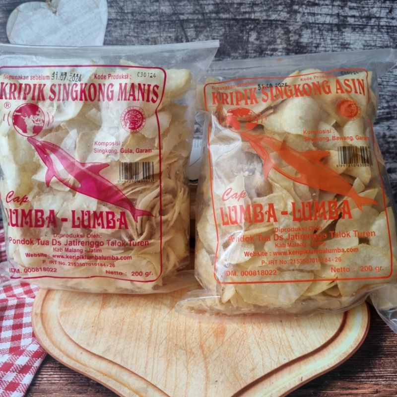 

Keripik Singkong Cap Lumba-Lumba 200gr Oleh-Oleh Khas Malang