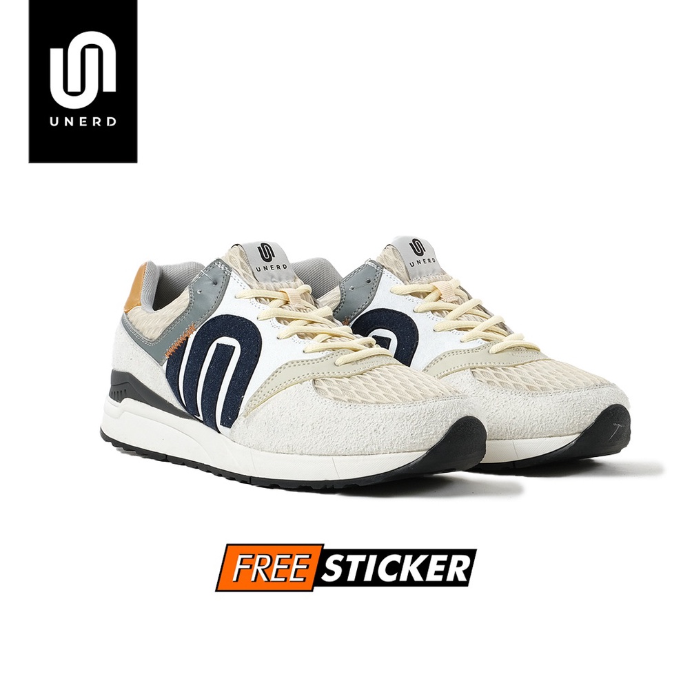 KODE A1N3 Unerd DHIGH VINTAGE WHITE  Sepatu Sneakers Pria Wanita