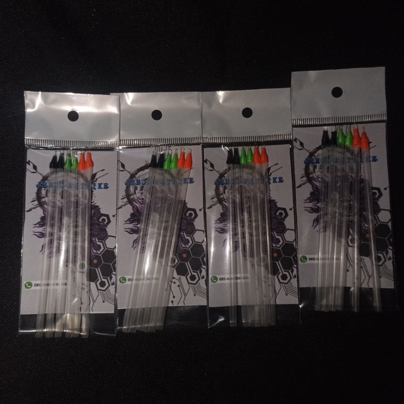 Pelampung/Kumbul/Kambangan pipet GALATAMA ikan LELE / MAS /TOMBRO / NILA, 1pack (6pcs)