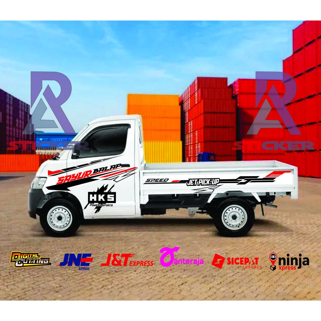 terbarustiker pick up GRAND MAX sticker cutting list body samping variasi minimalis all pick up