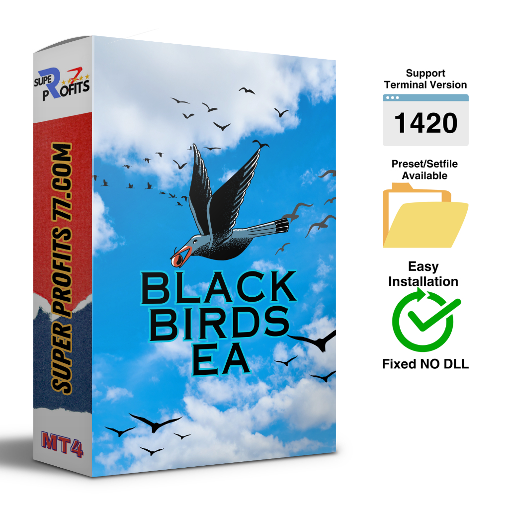 EA Robot Trading MT4 Black Bird Prop Firm v1.2