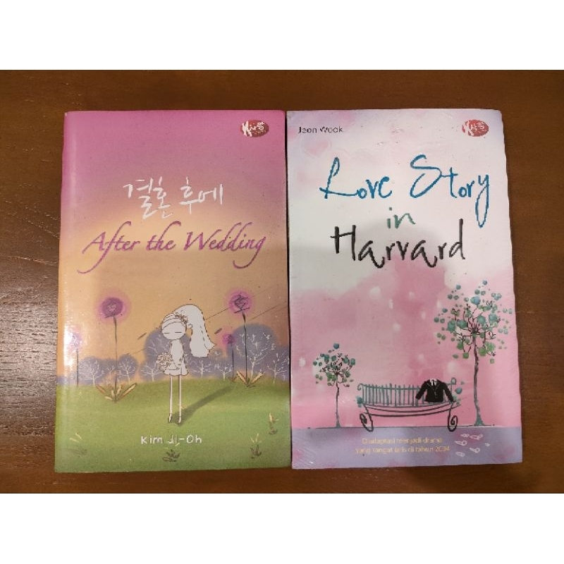 Novel After The Wedding (Kim Ji-Oh) / Love Story in Harvard (Jeon Wook)