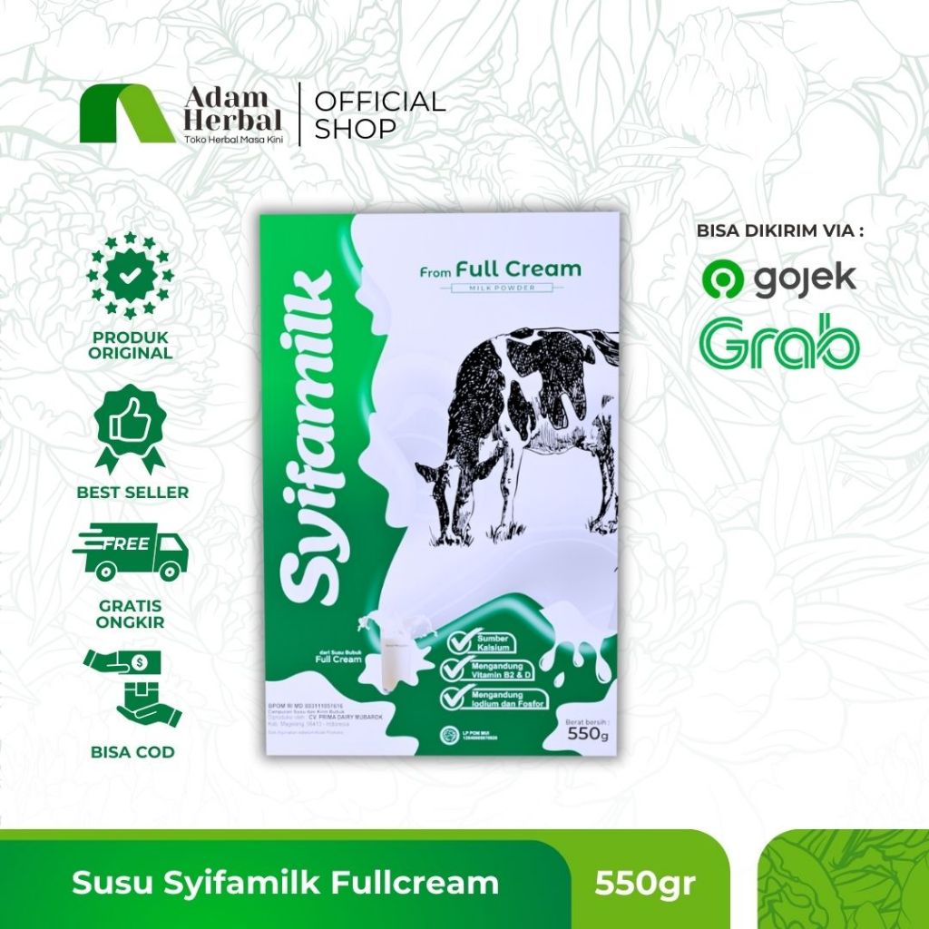 

SYIFAMILK Fullcream - Susu Penambah Berat Badan - Nutrisi Tinggi & Lezat
