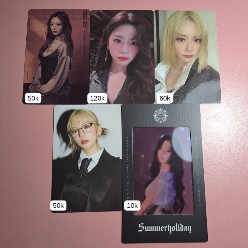 dreamcatcher jiu sua siyeon handong yoohyeon dami gahyeon photocard standee poster official