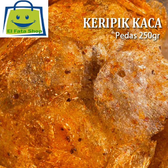 

Keripik Kaca Pedas 250gr