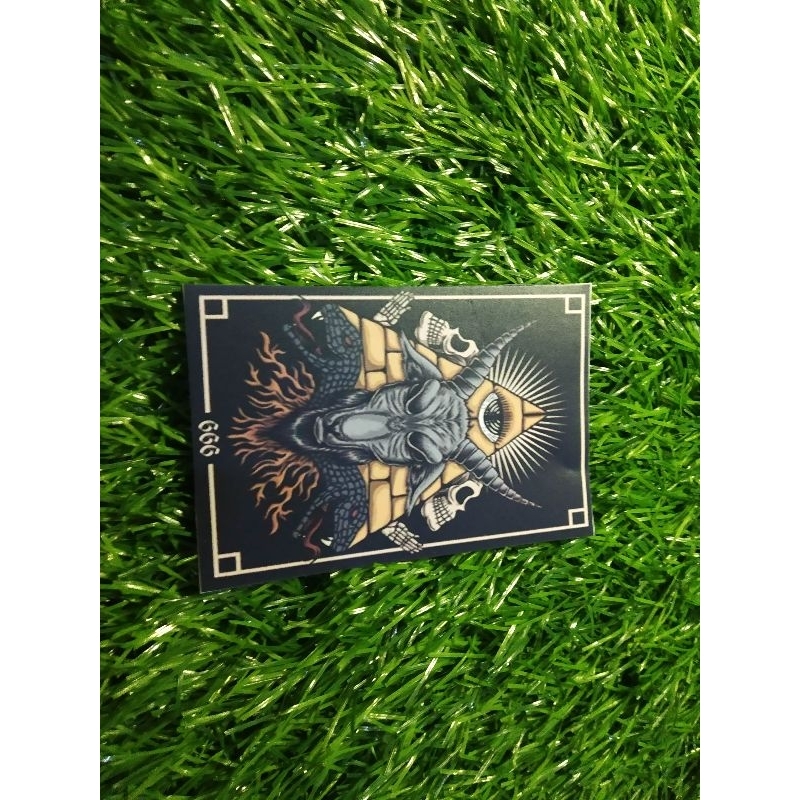

print stiker 666