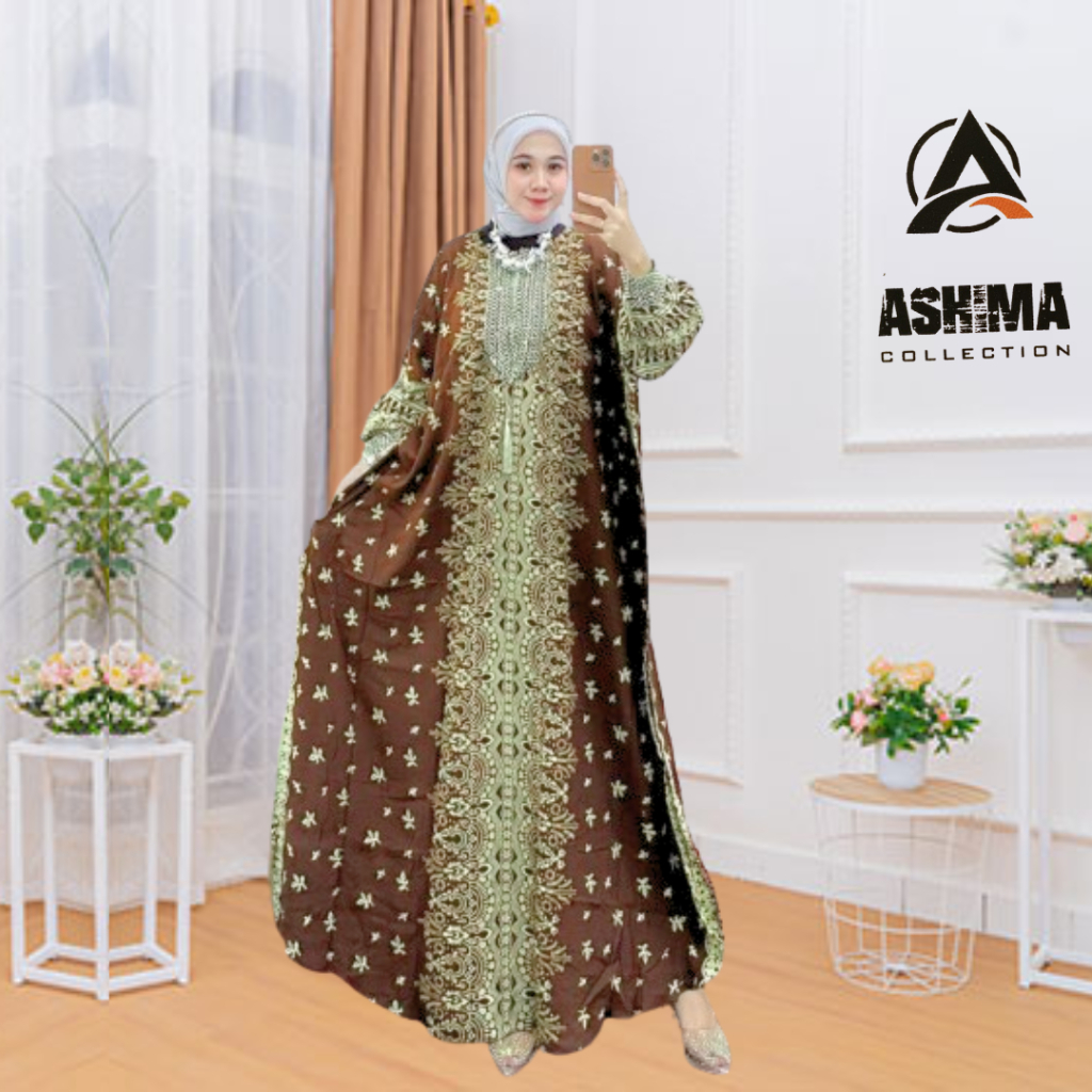 BIG PROMO GROSIR Kafila Kaftan Wanita Renda MOTIF Jumbo LD 160cm/ Baju Kelelawar
