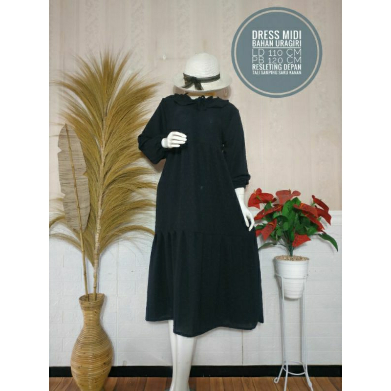 promo dress MIDI uragiri premium busui saku kanan