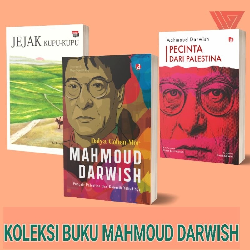 Iyig - Paket Buku Mahmoud Darwish/Pecinta Dari Palesitina/Jejak Kupu Kupu/Mahmoud Darwish