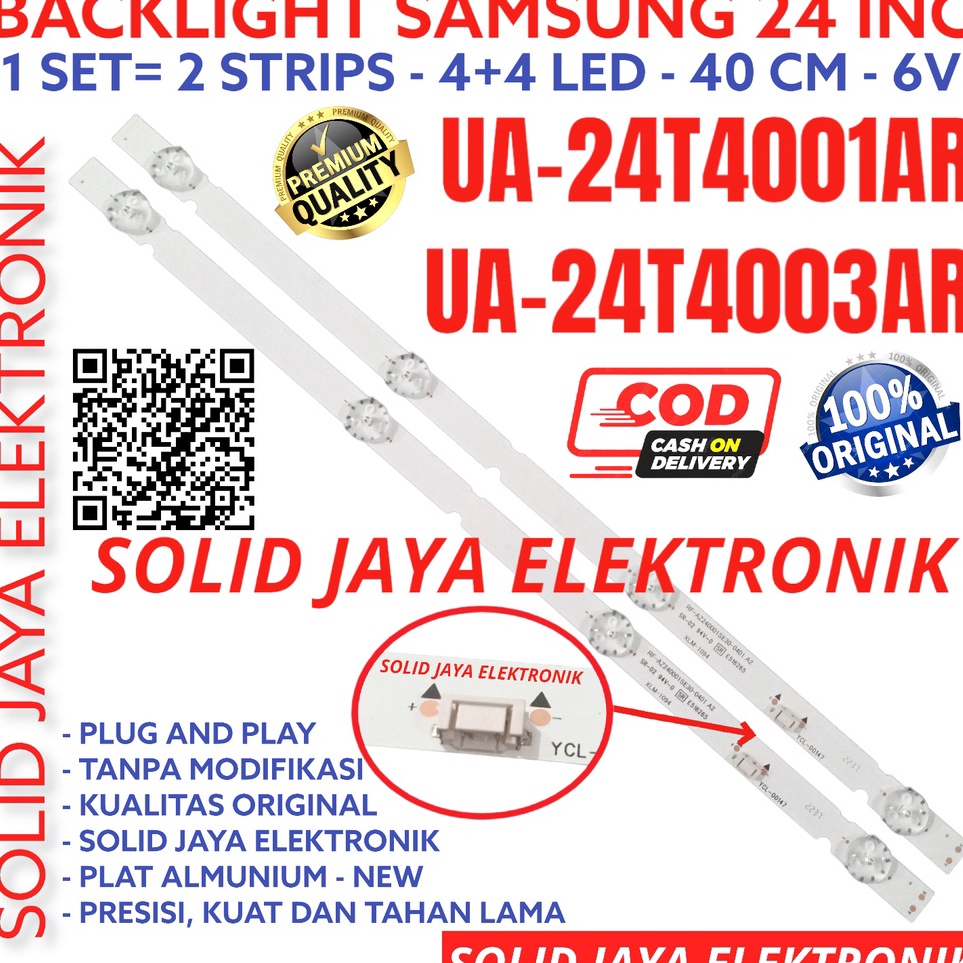 KODE C17V BACKLIGHT TV LED SAMSUNG 24 INC UA 24T41 24T43 24T41A 24T43A 24T LAMPU BL 4K 6V UA24T41A U