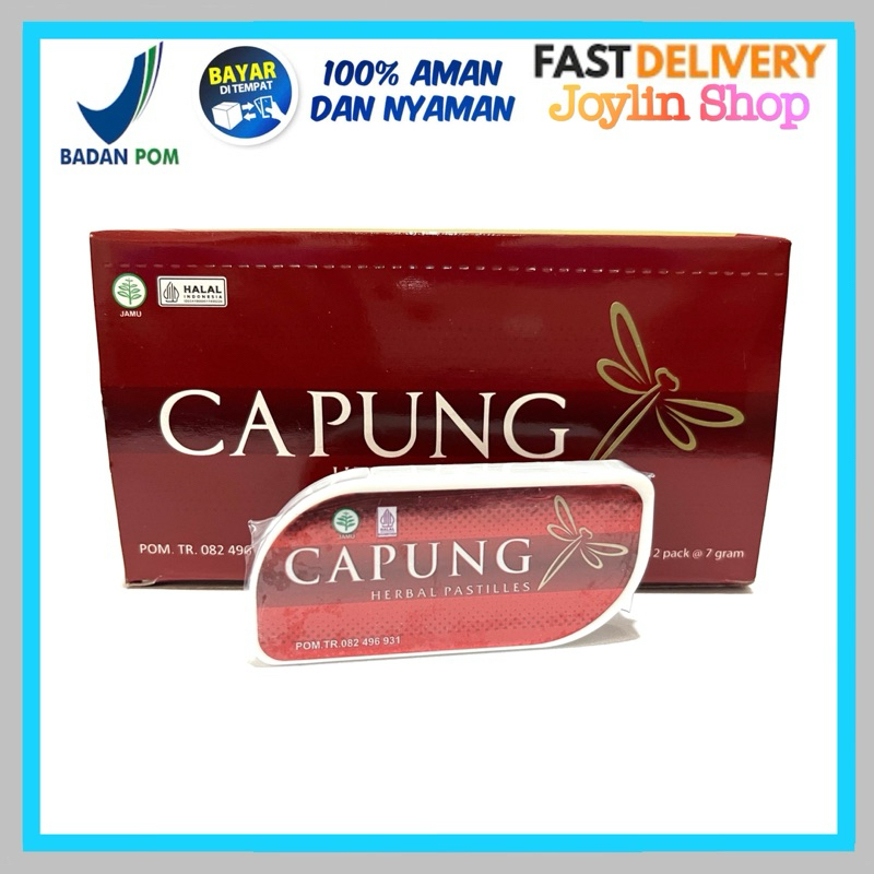 

Capung Herbal Pastilles Permen Hisap Meredakan Batuk