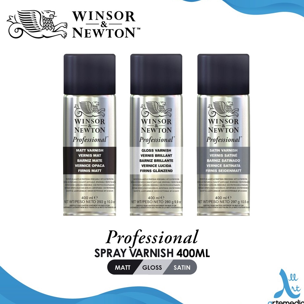 

KODE A87G Winsor Newton Professional Varnish Spray 4ml Pernis Lukis