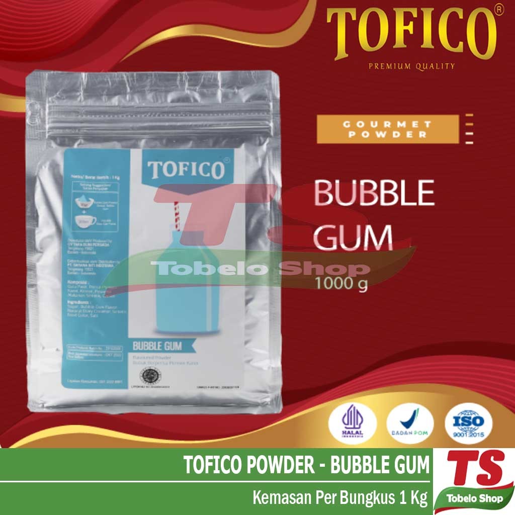 

TOFICO BUBBLE GUM POWDER / TOFICO POWDER BUBBLE GUM / BUBUK MINUMAN BUBBLE GUM / TOFICO POWDER RASA PERMEN KARET / TOFICO RASA PERMEN KARET POWDER