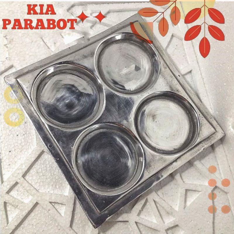 LOYANG CETAKAN MARTABAK MINI 4 LUBANG / WAJAN MARTABAK