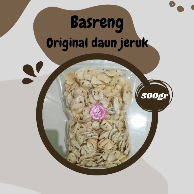 

Basreng original daun jeruk 500gr