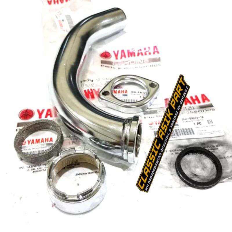 Leher knalpot rx king rxk original satu set Leher set rx king