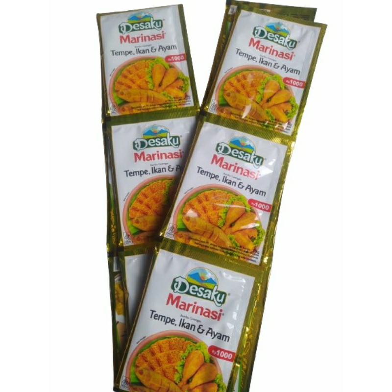 

Desaku Marinasi Bumbu Tempe Ikan dan Ayam 1 Renteng