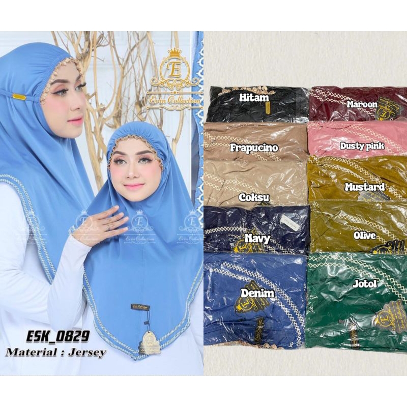 Hijab Erin kerut dahi