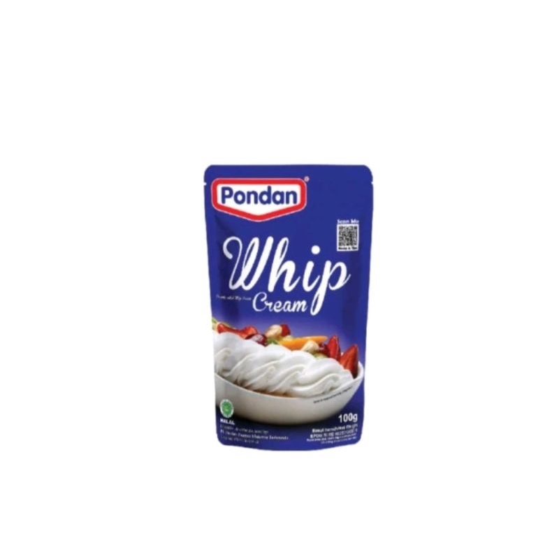 

PONDAN WHIP CREAM 100gr/150gr/200gr