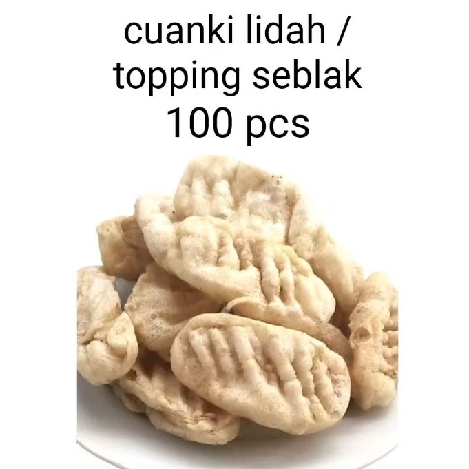 

cuanki lidah / batagor kering lidah / topping seblak 100pcs