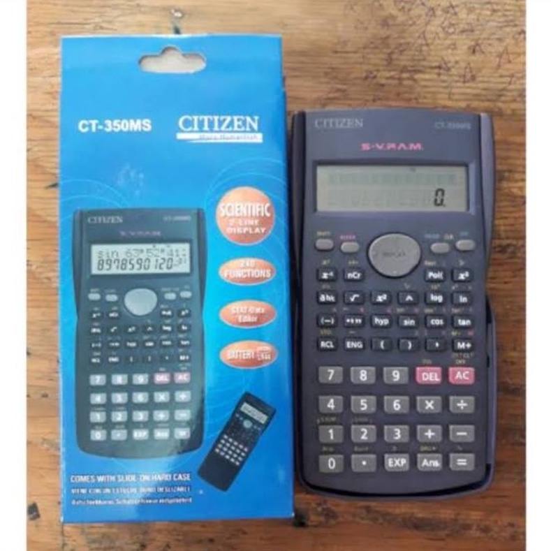 

PROMO BESAR Kalkulator Ilmiah CITIZEN FX 35MS Scientific Calculator FX35MS Kalkulator Sekolah