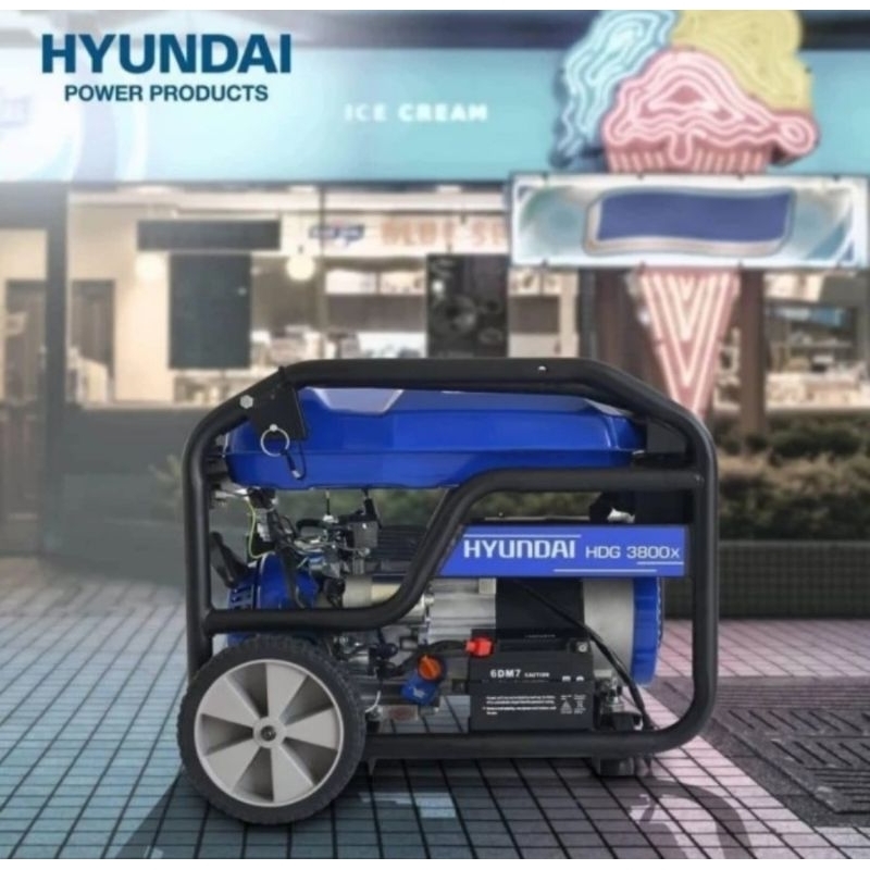 Genset hyundai 3000 Watt HDG 3800 X
