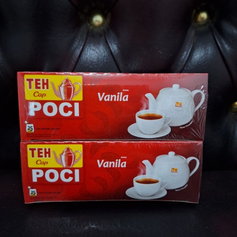 

Teh POCI rasa vanila 1 kantong isi 25 celup