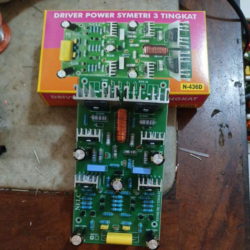 Driver power symetri 3 tingkat Nelc