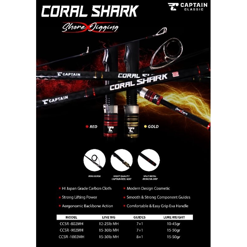 joran Captain coral chaser/shark 1002MH (3meter)