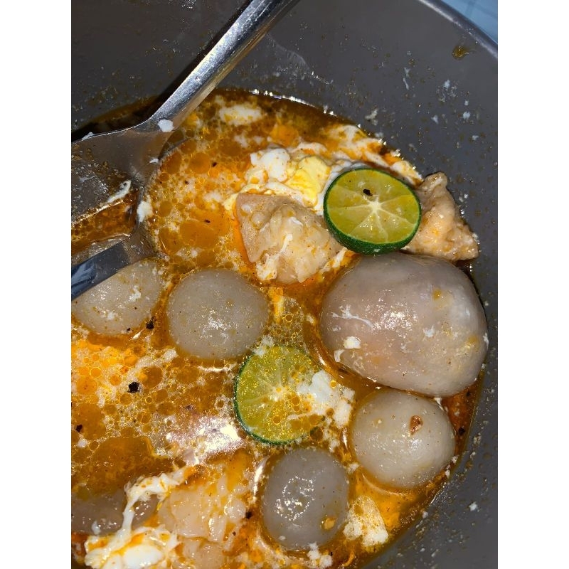 

Baso Aci Ayam suwir / Baso aci endull Chilli Oil