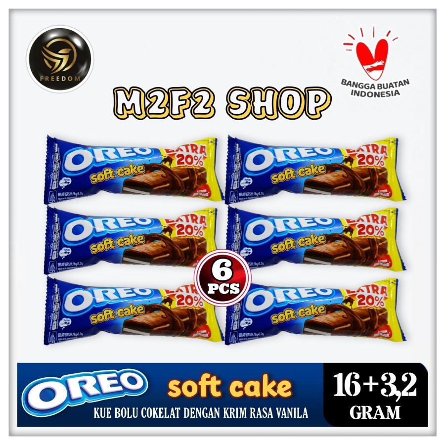 

Oreo Soft Cake Chocolate Cream Vanilla | Kue Bolu Cokelat Krim Vanila - 16 gr (Kemasan 6 Pcs)