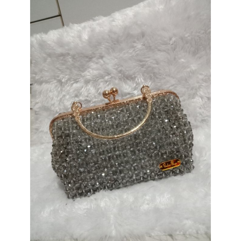Tas Manik-manik Kristal berkilau Handmade
