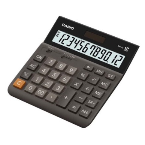 

Calculator Casio DH-12Bk/ White 12 Digits Kalkulator Dekstop Original