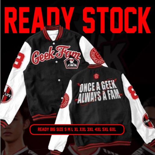 Jaket Varsity GeekFam terbaru 2024